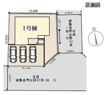 【区画図】 | 福島市笹谷第12　1号棟（Z）