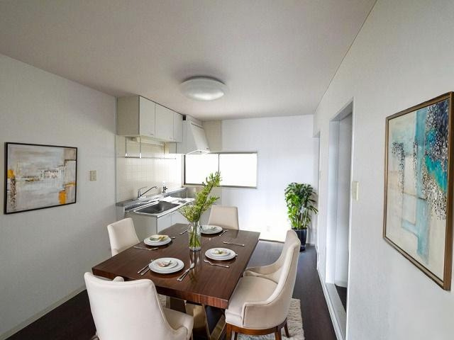 エスポワール俵口（985-1）の居間・リビング|CGで家具等を配置したもので家具等は含まれません