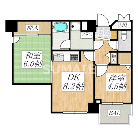 マハール駒込の間取り|間取りです☆