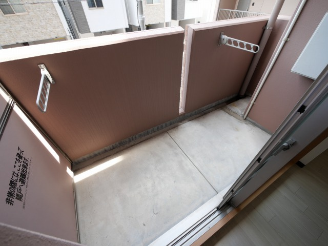 マンスフィールド桃谷のバルコニー