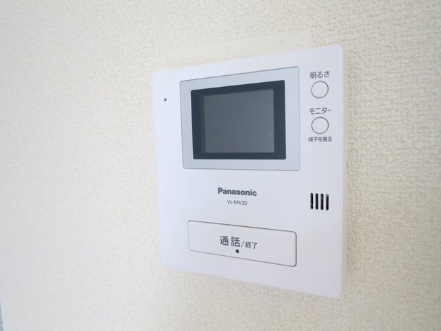 Ｋハイムのセキュリティ|ＴＶ付インターホン完備で安心です