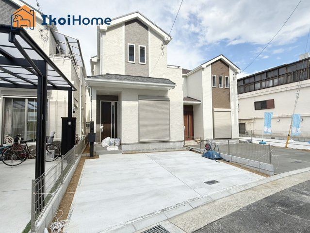 明石市二見町東二見全5棟B号棟　新築戸建の駐車場|【ホームページに現地動画掲載中】●年中無休：当日予約可●弊社は契約前に新築戸建の住宅診断が無料！