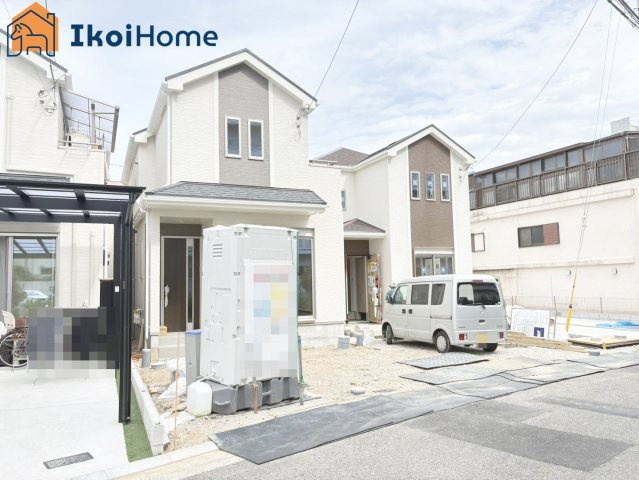 明石市二見町東二見全5棟B号棟　新築戸建のエントランス|【ホームページに現地動画掲載中】●年中無休：当日予約可●毎月５組「人気オプション３点パック」１万円で