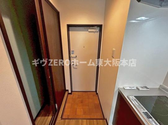 ブライト東住吉の玄関