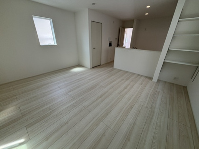 【居間・リビング】 | 明石市松が丘3丁目　新築戸建1号棟　仲介手数料無料！ | 居間です