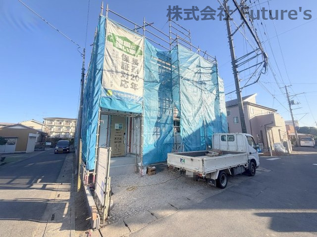 吉川市平沼1丁目　新築戸建　全2棟　B号棟の外観|JR武蔵野線「吉川」駅徒歩11分で通勤・通学に便利
