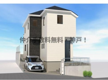 明石市松が丘3丁目　新築戸建2号棟　仲介手数料無料！の画像