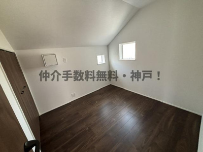 【洋室】 | 明石市松が丘3丁目　新築戸建2号棟　仲介手数料無料！ | きれいな洋室です