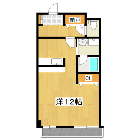 三家第２ビルの間取り|広々したお部屋！　オススメです！