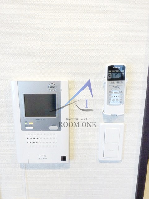 メイクスデザイン南青山のセキュリティ|モニター付きインターホンです。