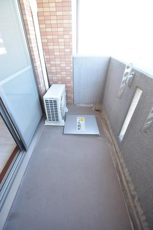 大阪市城東区野江２丁目の賃貸マンションのバルコニー