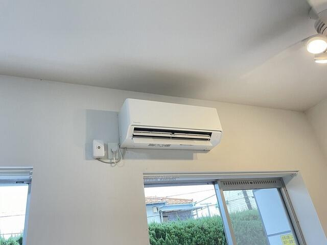 エアコンは新規交換済