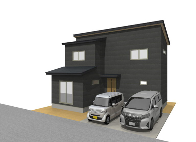 【外観パース】 | 【商談中】高知市神田