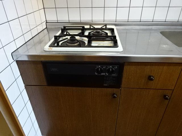 ハイツラベンダーのキッチン|ガスコンロ（イメージ）