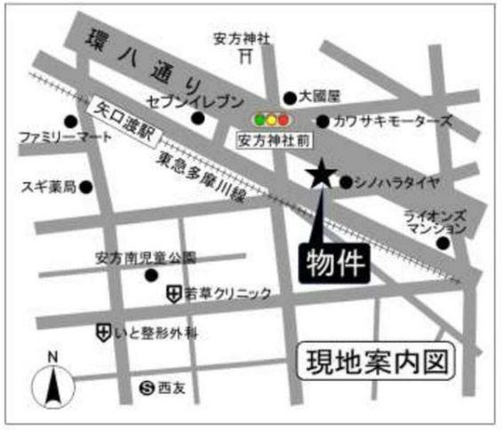 アークアベニューの地図