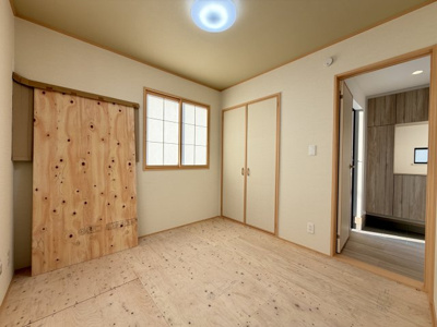 【和室】 | 八重瀬町安里（全3棟）ラストA号棟 | A号棟　和室4.5帖＋収納付き♪