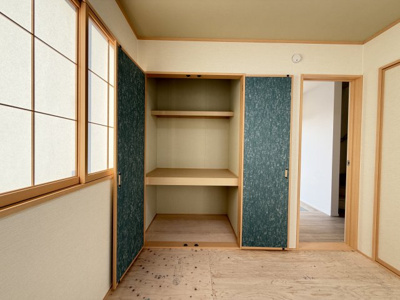 【和室】 | 八重瀬町安里（全3棟）ラストA号棟 | A号棟　和室4.5帖＋収納付き♪