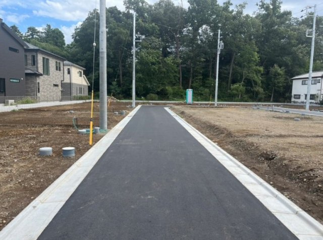 新築/朝霞市大字宮戸　第４全１６棟の前面道路含む現地写真|閑静で静かな街並み
