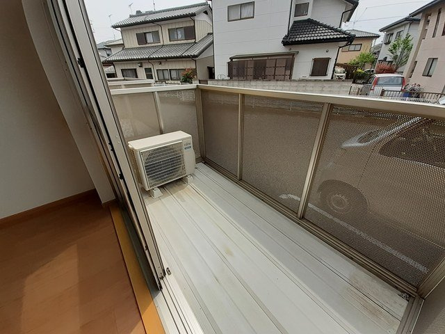 グラースＢのバルコニー|広々としたバルコニーです
