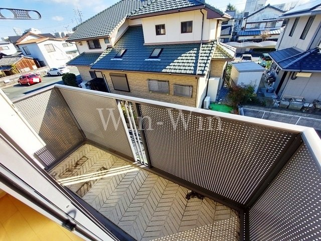 グリーンパーク北側のバルコニー