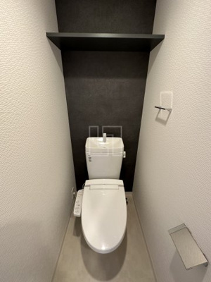 【トイレ】 | S-RESIDENCE難波大国町Deux | S-RESIDENCE難波大国町Deux　温水洗浄便座