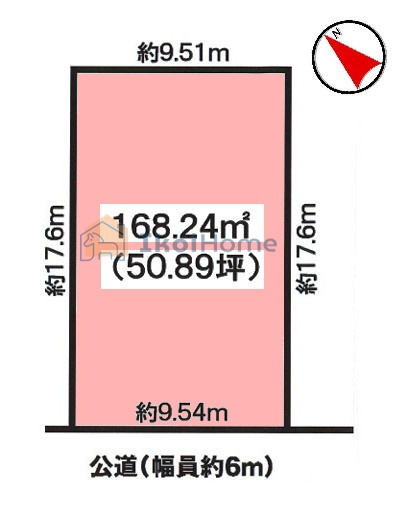 神戸市西区池上1丁目　土地の土地図|南西向きで陽当たり・通風良好♪建築条件ございませんので、お好きなハウスメーカーで建築可能です！