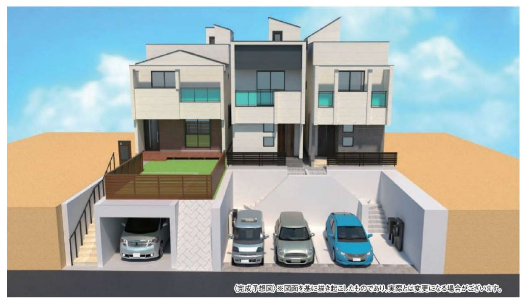 藤が丘２丁目Ⅱの外観パース