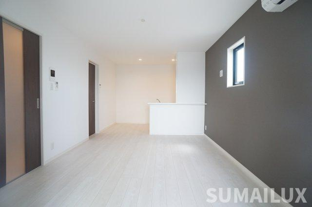 熊本市中央区京町本丁のアパートの居間・リビング