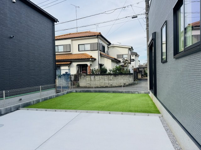 八王子市　川口町　新築一戸建て　２３ー３期の庭|～ガーデニングなども楽しめる庭付き～