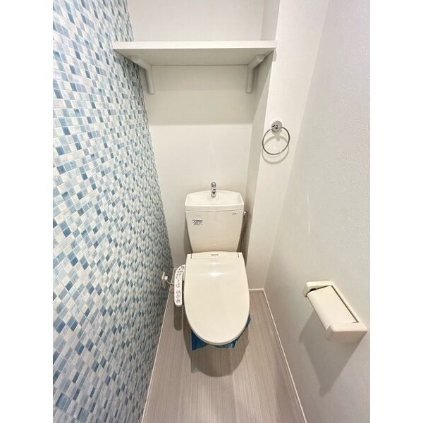 ハーモニーテラス八熊Ⅱ　名古屋市賃貸　仲介手数料無料のトイレ