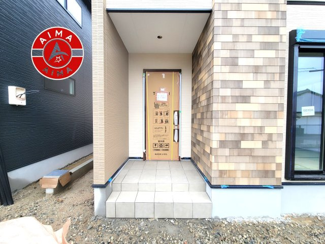 糸島市前原北2丁目第1-3棟（3号棟）の外観：施工例|おでかけの時も帰った時も、「我が家」を最初に感じでもらえる素敵な空間に。