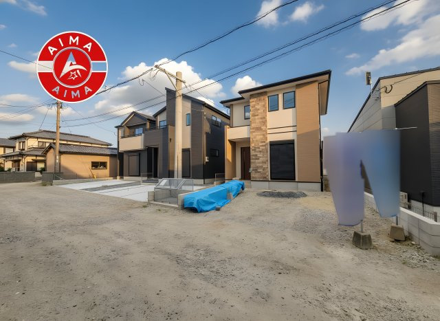 糸島市前原北2丁目第1-3棟（3号棟）の前面道路含む現地写真|見学の時間などお気軽にお問い合わせ下さい。