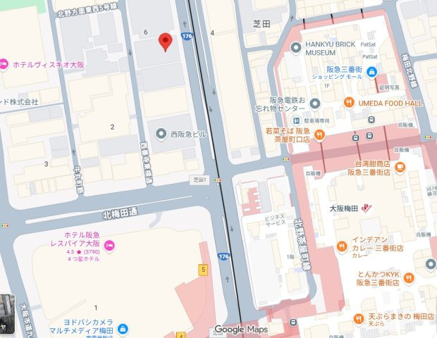 【地図】 | PMO梅田