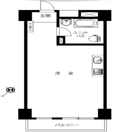 秀和築地レジデンスの間取り