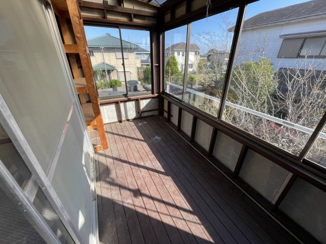 一宮町白山8中古戸建てのバルコニー