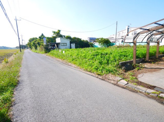 【前面道路含む現地写真】 | 茂原市粟生野　中古戸建 | 平成6年1月築 3SLDK  シテムキッチン ユニットバス 田園地帯で自然豊かな閑静な立地