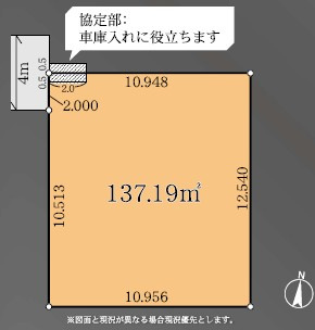新座市片山3丁目　土地　西武池袋線　保谷