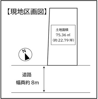 都島区内代町３丁目の区画図