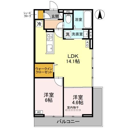 アイビー俊徳道の間取り