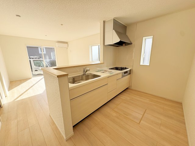 新築戸建・新築建売　須賀川市日向町【制振装置搭載】西袋一小・西袋中のキッチン