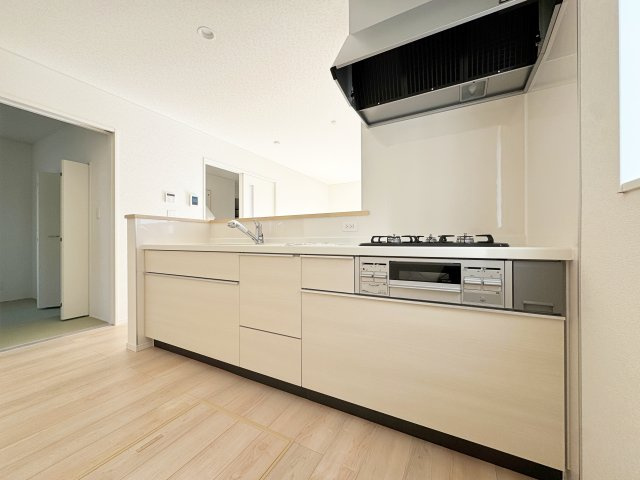 新築戸建・新築建売　須賀川市日向町【制振装置搭載】西袋一小・西袋中のキッチン