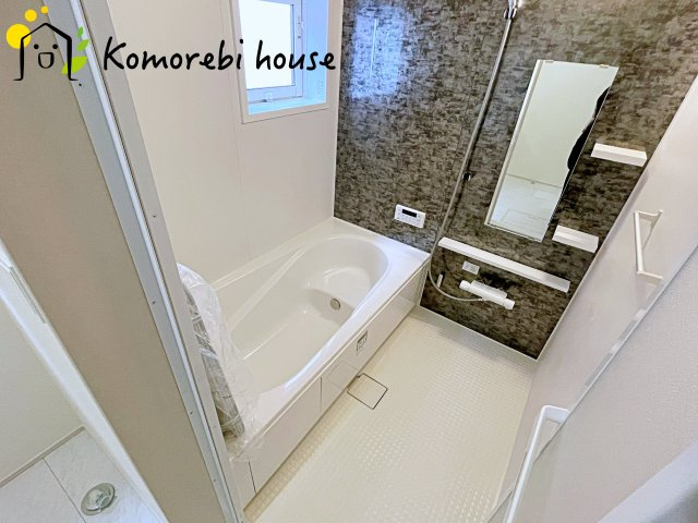 北本市東間5丁目　3期　新築一戸建て　ブルーミングガーデン 01の浴室|26.2.21撮影済み