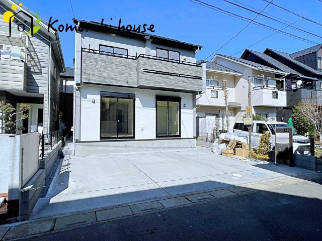 北本市東間5丁目　3期　新築一戸建て　ブルーミングガーデン 01の駐車場|26.2.21撮影済み