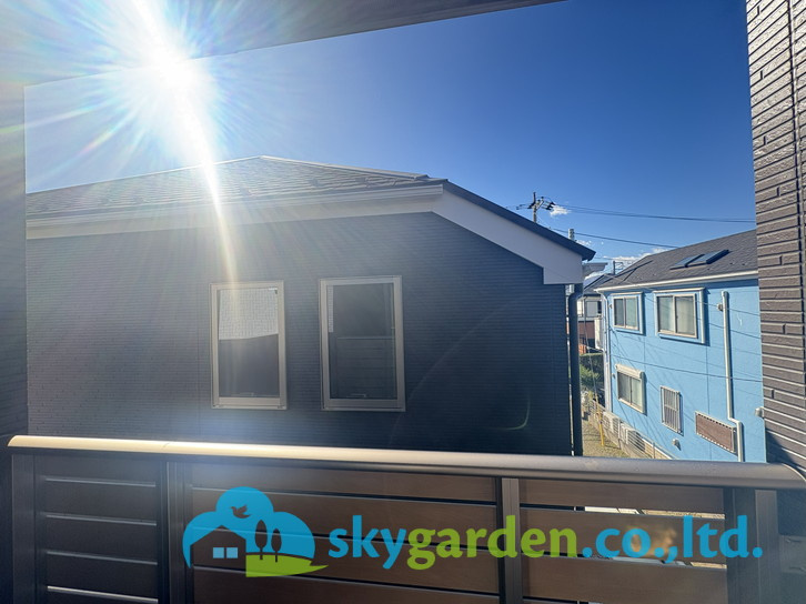 藤沢市善行1期　新築戸建　全3棟1号棟のバルコニー|バルコニーがあります