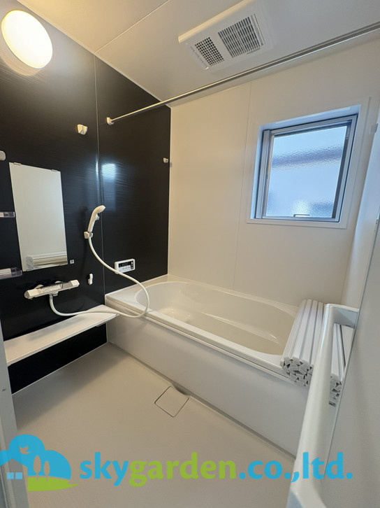 藤沢市善行1期　新築戸建　全3棟1号棟の浴室|お風呂です