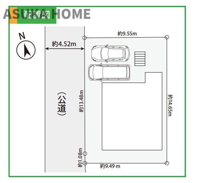 栄区小山台２丁目の区画図