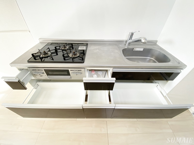 Ｇｒａｎ　Ｆｅｌｉｃｉａの収納|キッチン下収納です☆