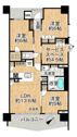 【間取り】 | 南東角部屋・2階部分、ウォークインクローゼット付き2SLDK