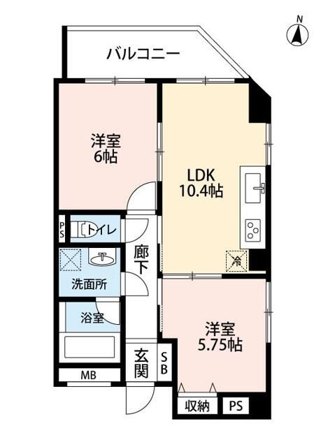 緑3丁目マンションの間取り
