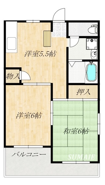 メゾン高砂の間取り|間取図です！